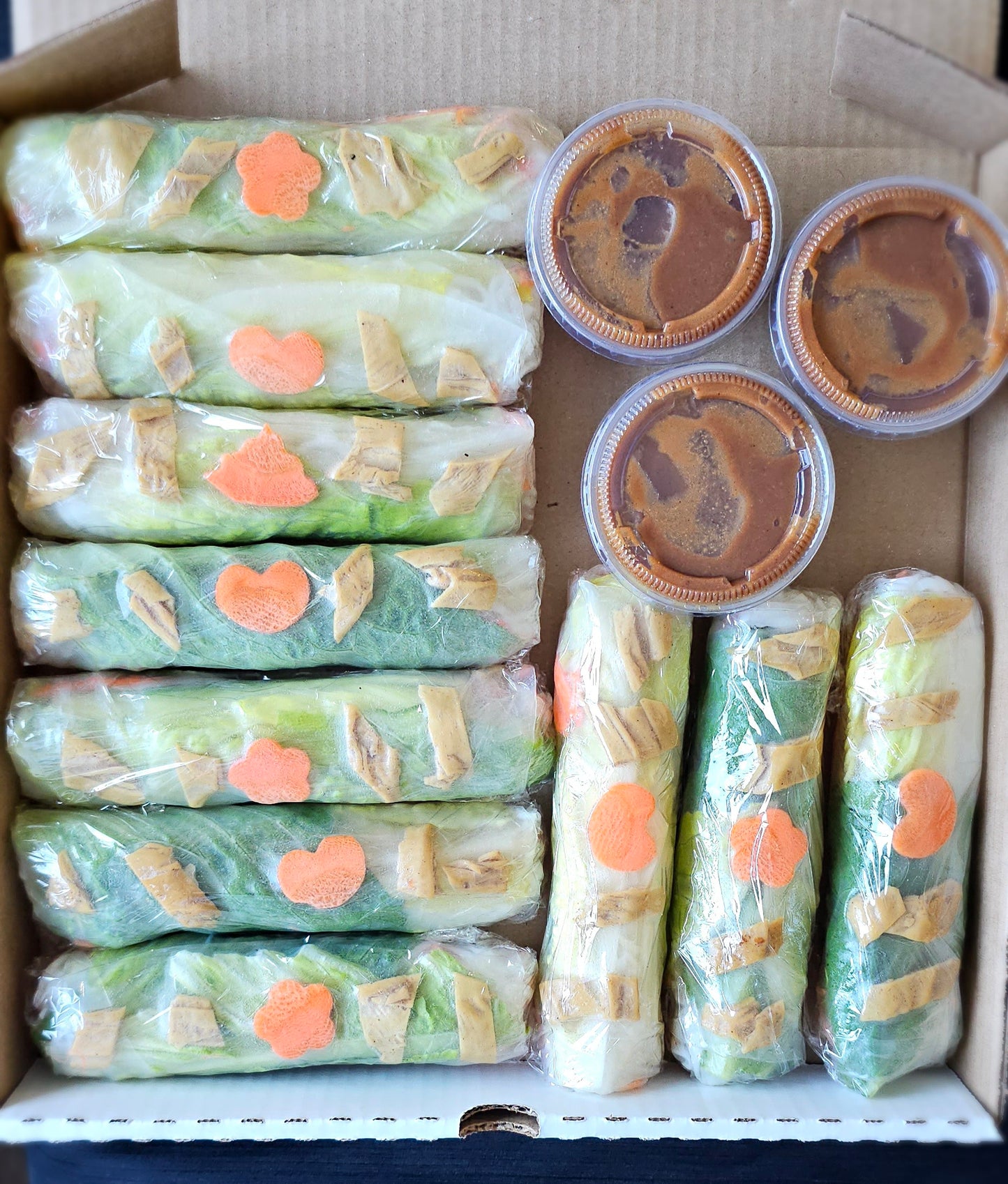 Vegan Tofu Salad Rolls