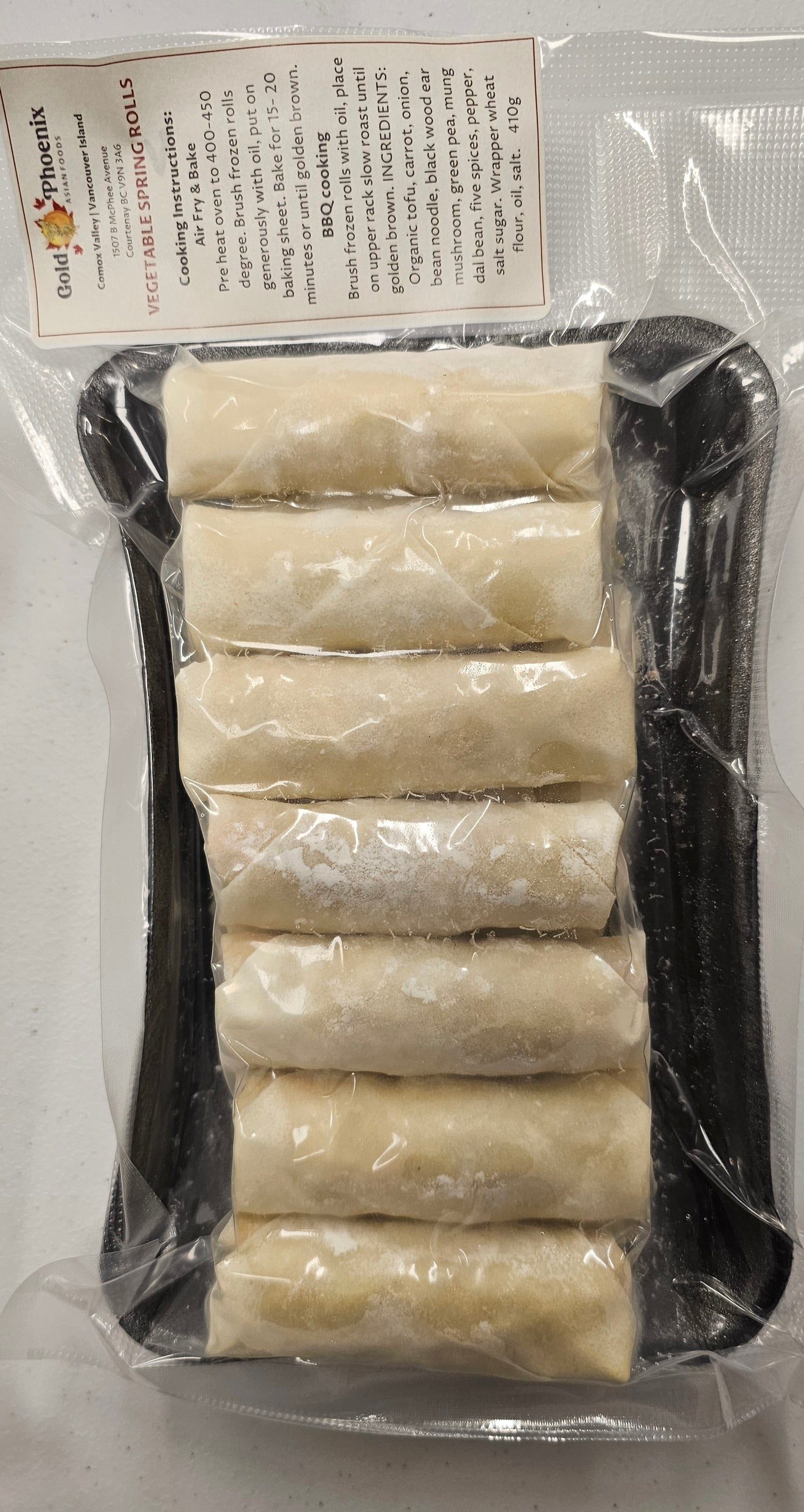 Five Spices Vegetable Spring Rolls