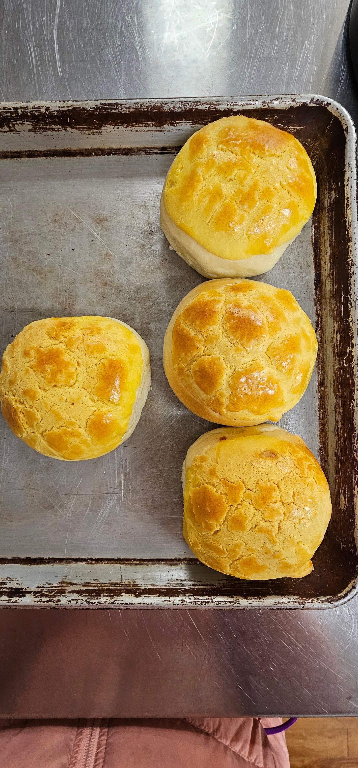 Pineapple Baked Buns - Available Saturday Sunday