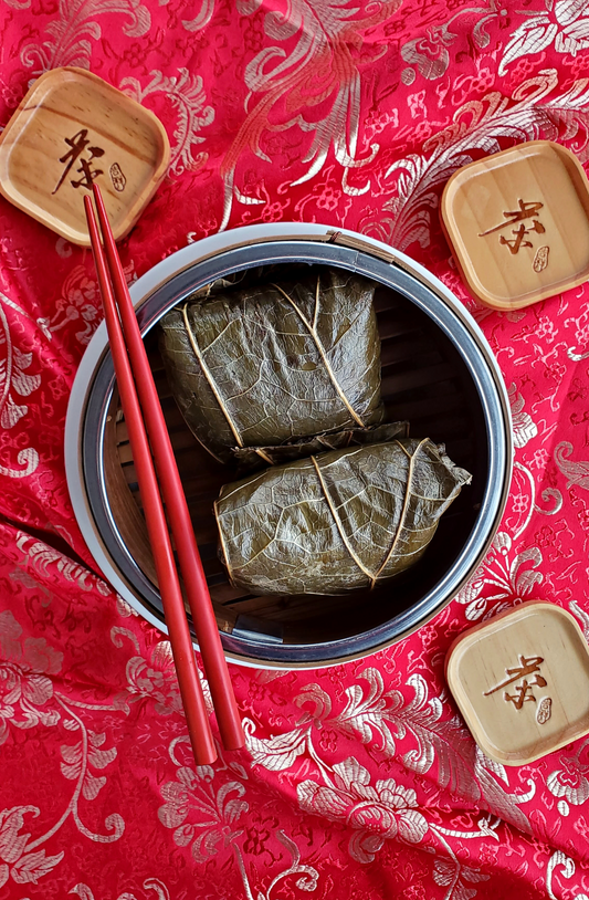 Lotus Wrapped Pork Sticky Rice - 珍珠雞 (zan1 zyu1 gai1) - FROZEN